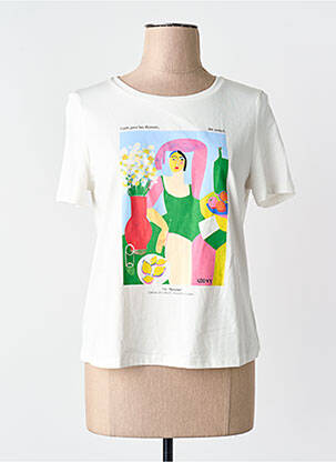 T-shirt blanc MANGO femme
