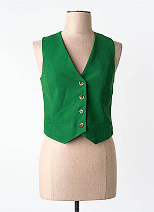 Gilet sans manche vert MANGO femme