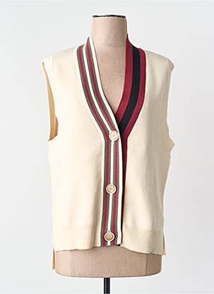 Gilet sans manche beige MANGO femme