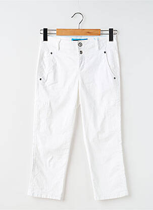 Pantalon 7/8 blanc STREET ONE femme