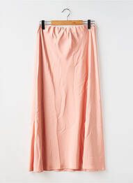 Jupe mi-longue rose AMELIE & AMELIE femme