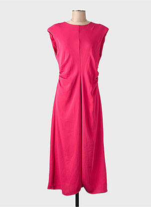 Robe courte rose MANGO femme