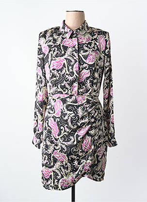 Robe mi-longue violet MORGAN femme