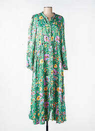 Robe longue vert NAF NAF femme