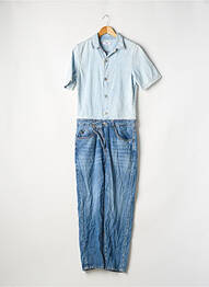 Combi-pantalon bleu LE TEMPS DES CERISES femme