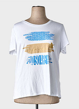 T-shirt blanc MORE & MORE femme