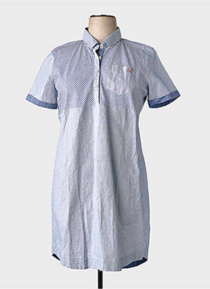 Robe courte bleu DELAHAYE femme