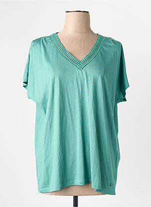 T-shirt bleu GARCIA femme