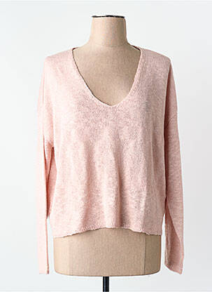 Pull rose MANGO femme
