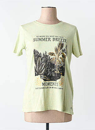 T-shirt vert GARCIA femme