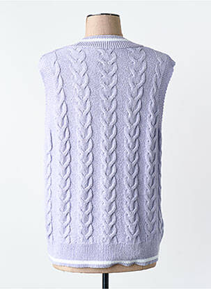Pull violet MANGO femme