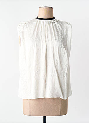 Blouse beige MANGO femme
