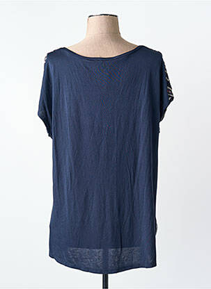 Top bleu ZABAIONE femme