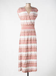 Robe longue rose MORGAN femme
