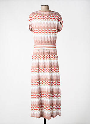 Robe longue rose MORGAN femme