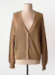 Gilet manches longues marron GARCIA femme