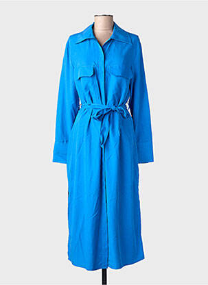 Robe longue bleu MANGO femme