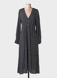 Robe longue noir MANGO femme