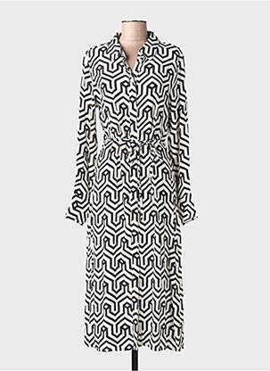 Robe longue manches longues manches longues noir VILA femme