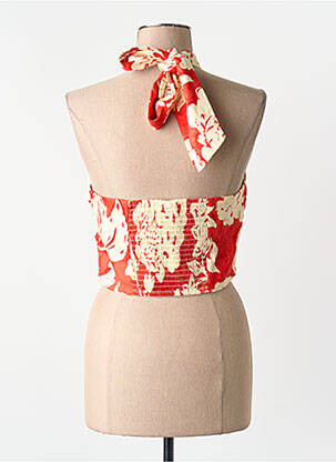Débardeur orange MANGO femme