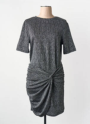 Robe courte gris MANGO femme