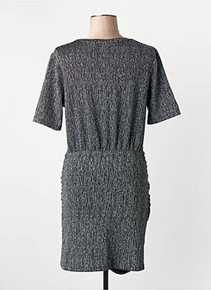 Robe courte gris MANGO femme