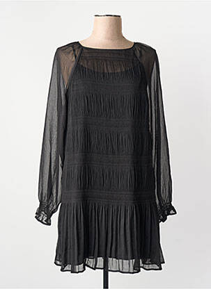 Robe longue noir MANGO femme