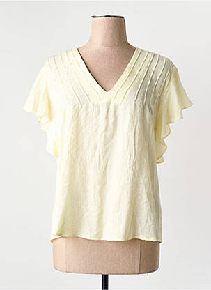 Blouse jaune MANGO femme