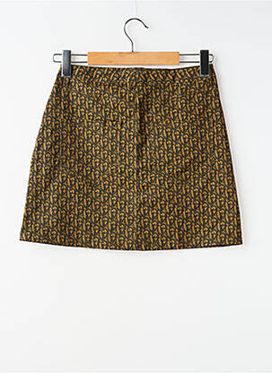 Jupe courte marron MANGO femme