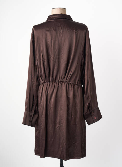 Robe longue marron ASTRID BLACK LABEL femme