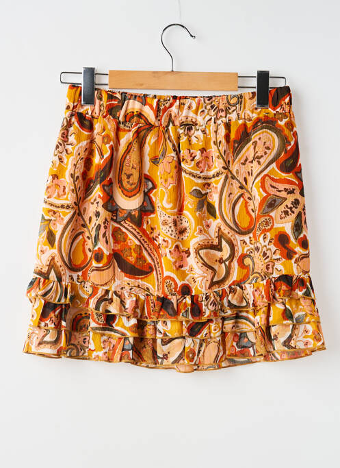 Jupe courte orange NAF NAF femme