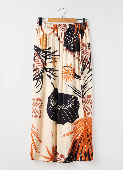 Jupe mi-longue marron COPINE D'ANVERS femme