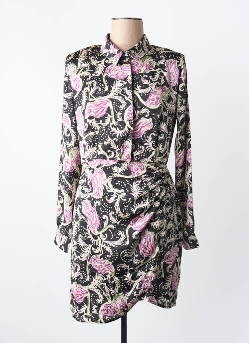 Robe mi-longue violet MORGAN femme