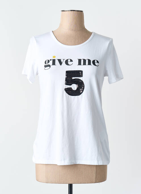 T-shirt blanc MORE & MORE femme