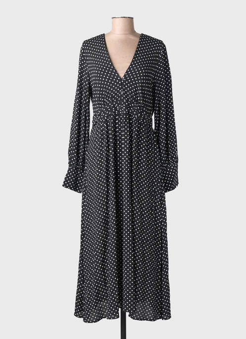 Robe longue noir MANGO femme