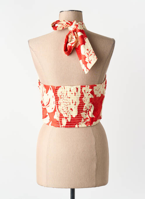 Débardeur orange MANGO femme