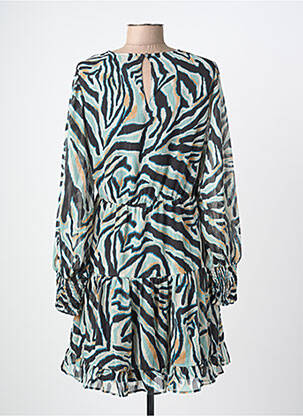 Robe mi-longue manches longues manches longues noir VILA femme