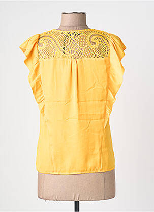 T-shirt jaune MORGAN femme