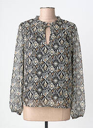Chemisier coupe droite manches longues multicolore ONLY femme