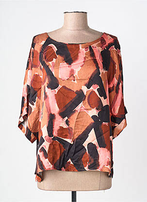 Chemisier marron AMELIE & AMELIE femme