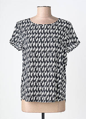 T-shirt noir STREET ONE femme