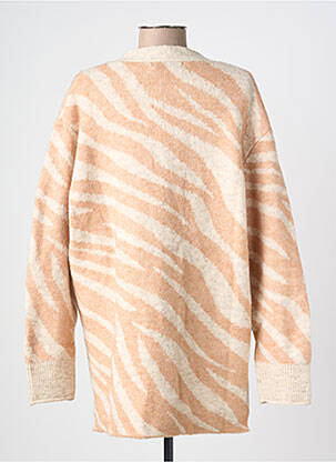 Gilet manches longues marron MANGO femme