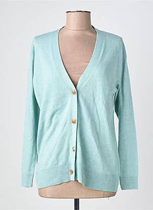 Gilet manches longues vert MANGO femme