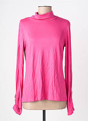 T-shirt rose MORE & MORE femme