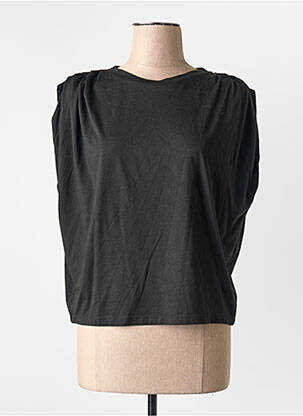 T-shirt noir MANGO femme