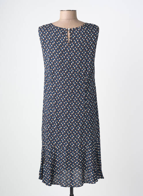 Robe mi-longue bleu OPUS femme