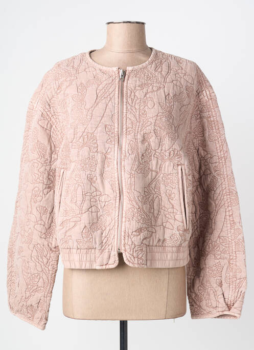 Veste casual rose MANGO femme
