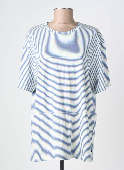 T-shirt bleu JACK & JONES homme