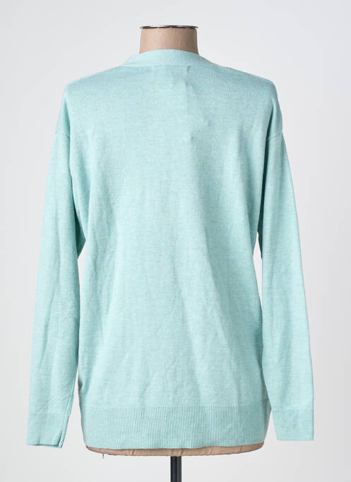Gilet manches longues vert MANGO femme