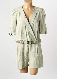 Combishort vert MORGAN femme